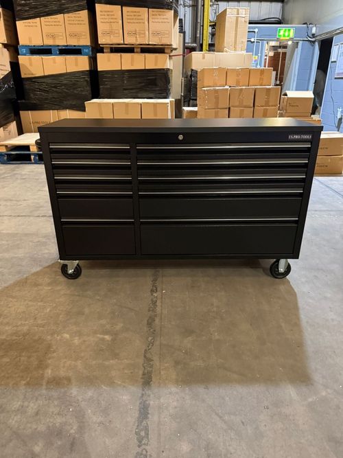 US PRO TOOL CHEST BOX BENCH BLACK WORKTOP 55" FINANCE AVAILABLE! — image 5