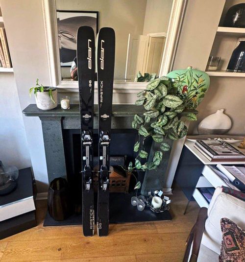 Elan Ripstick 96 175cm All-Mountain Skis w/ Bindings 96mm Waist Black/White.New