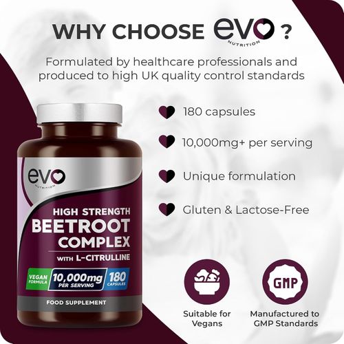 Beetroot Capsules 10000mg - High Strength Beetroot Supplement 180 Vegan Capsules — image 6
