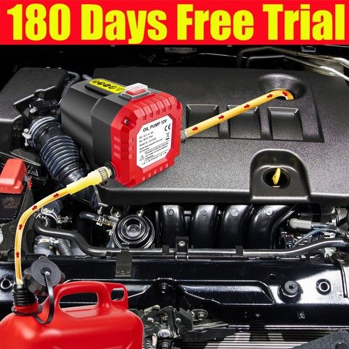 UK 12V Electric Car Diesel Engine Oil Pump Fuel Transfer Extractor Suction Pump