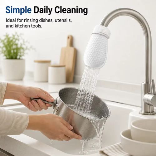 50/100 pcs Faucet Water Filter Bag Cotton Tap Water Filter Thickened Filter Pads — image 6