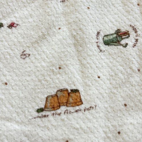Peter Rabbit Romper 9 Months VTG  Cotton Where Is Peter Hiding Beatrix Potter — image 6