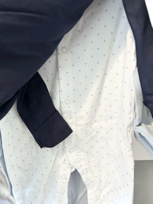 5 Baby Boy Sleepsuits 6-9 Months From George New with Tags — image 4