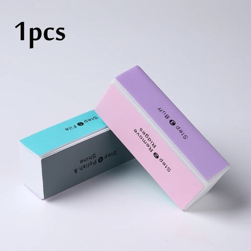4-Sided Nail Buffer Block Professional Manicure Pedicure Nail File Polisher UK — image 1
