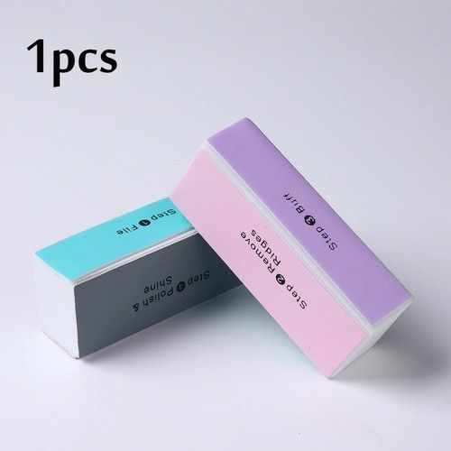 4-Sided Nail Buffer Block Professional Manicure Pedicure Nail File Polisher UK