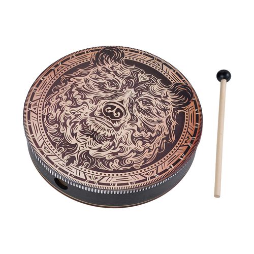 Handmade Bear Shamanic Drum Shaman Drum Spirit Music Hand Drum Adult Shaman Drum — image 5