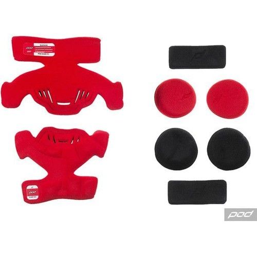 Pod Active Motocross Knee Brace Pad Set K700 Red Right MX Off Road Enduro Quad