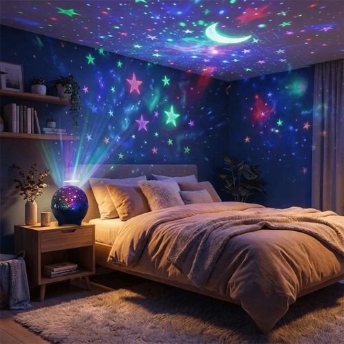 LED Star Projector Night Light 5V USB Starry Sky Night Lamp Party Ambient Light — image 9