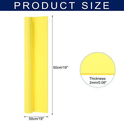 Foam Sheets Crafts 19x19 Inch 2mm EVA Craft Foam Paper Foam Sheets, Lemon Yellow — image 2