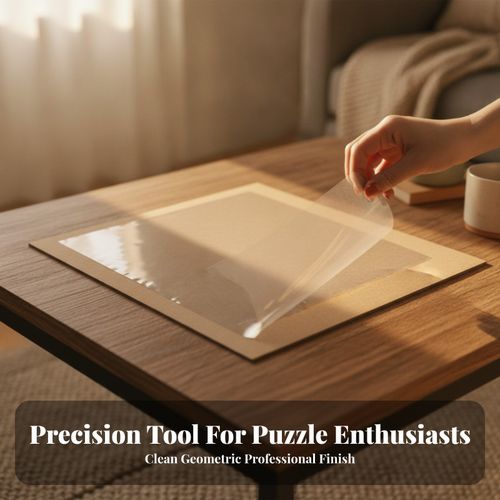 Clear Puzzle Backing Sheets Peel-and-stick Adhesive for Completed Jigsaw — image 3