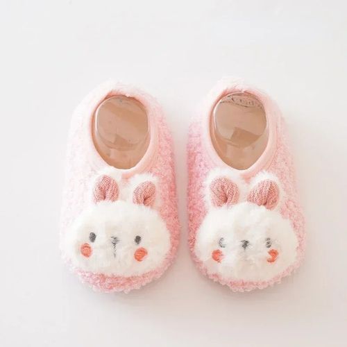 Baby Toddler Plush Slipper Socks Warm Soft Non Slip Indoor Shoes Autumn Winter B — image 1
