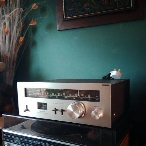 SANYO FMT 1001K AM/FM Stereo Tuner Analogue RCA Out Silver/Black MPN — image 5