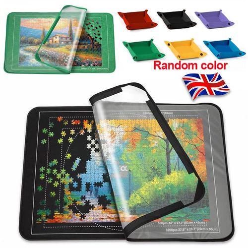 Puzzle Board 1000 Pieces Storage with 6 Sorting Trays And Cover 32"x22" — image 2