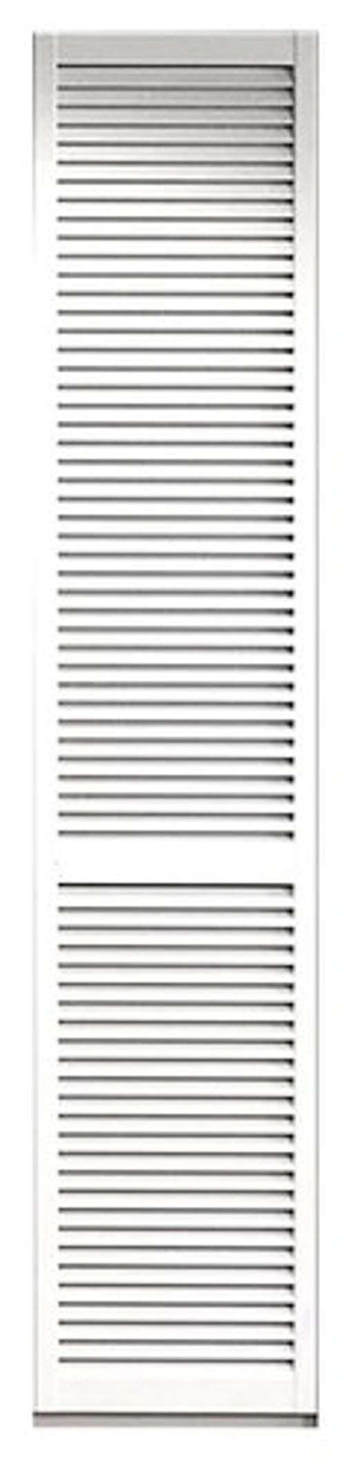 Wooden Open Louvre Wardrobe Door – Solid Pine, White or Natural – Slatted Panel