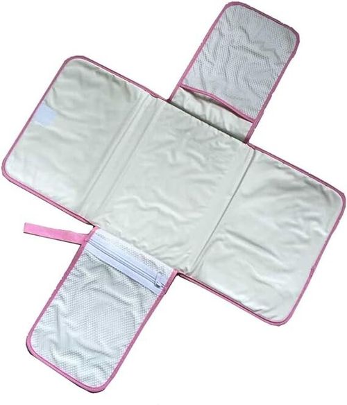 Waterproof Baby Changing Mat Travel Nappy Pad Foldable with Hook Clip Washable — image 2