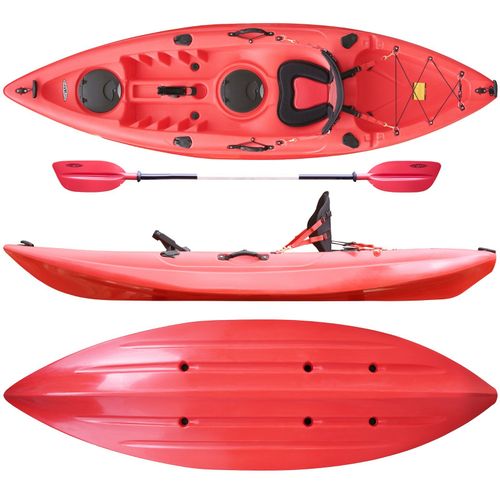 Conwy Kayak Sit on Top Kayak Menai Single One Man Paddle Fishing Leisure Rigid — image 5