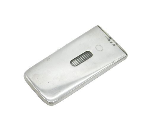 Victorian Sterling Silver Mechanical Calling Card Case Antique 1899 Birmingham — image 1