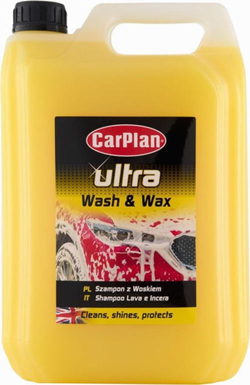 CarPlan POL102 Car Wash Shampoo and Wax Protective Layer 5L Ph Neutral 5 Litre