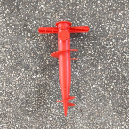 Beach Umbrella Sand Anchor Stand Adjustable Auger Base Holder for Parasol