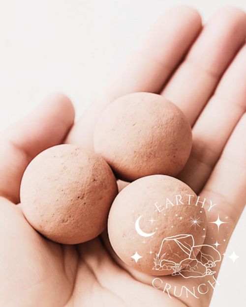 Pink Ladoo Balls  - Earthy Indian clay treats
