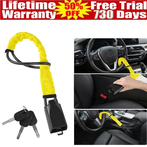 High Security Heavy Duty Car Steering Wheel Lock Anti Theft Lock for Vans 3 key