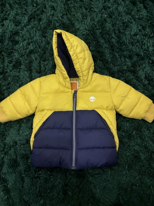Baby Timberland Jacket 6m Navy And Mustard Yellow — image 1